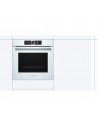 Horno Multifunción - Bosch HSG636BW1, Eficiencia A+, Blanco, Abatible, Paredes antiadherentes