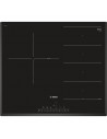Placa Inducción - Bosch PXJ651FC1E, 3 Zonas, 60 cm, Negro, Biselado