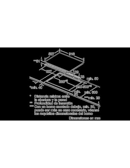 Placa Inducción - Bosch PXX975KW1E, 3...