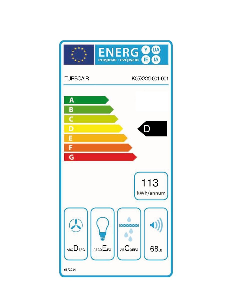 Etiqueta de Eficiencia Energética - PRF0005291A