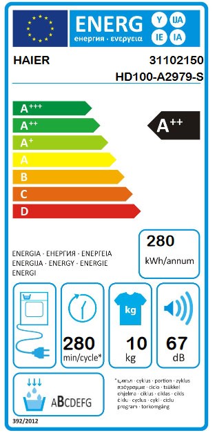Etiqueta de Eficiencia Energética - 31102150
