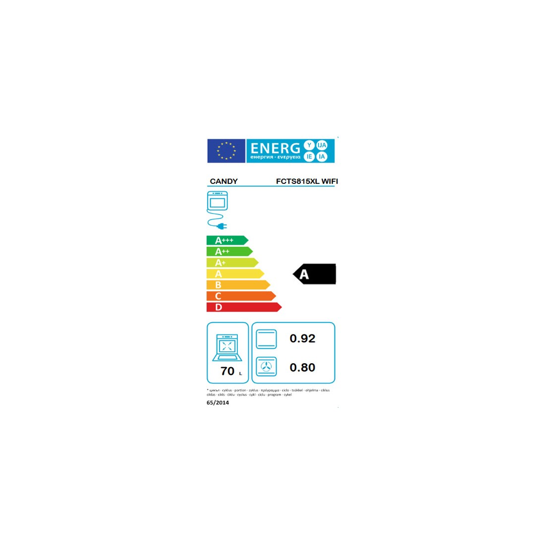 Horno Cata Mds7205x Multifuncion Digital Clase A 07034601
