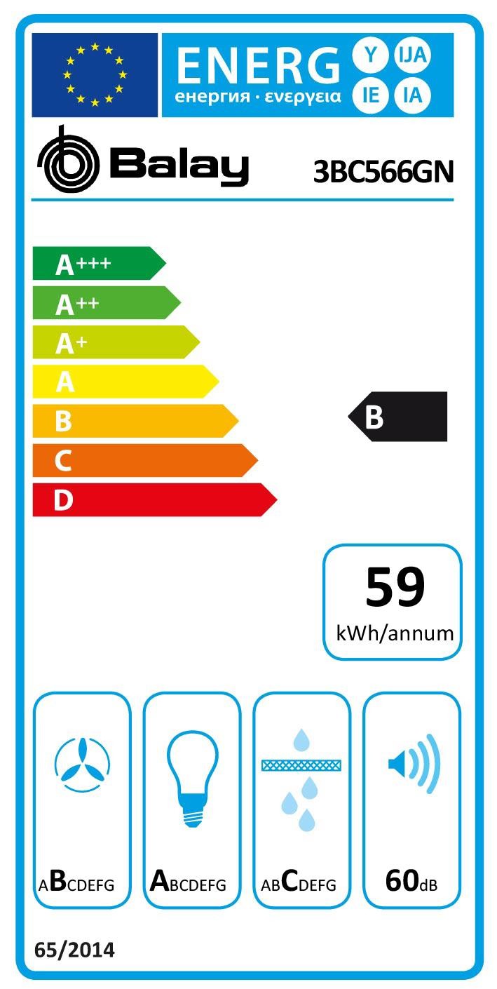 Etiqueta de Eficiencia Energética - 3BC566GN