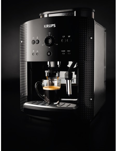 Cafetera Superautomática - Krups EA8108 Roma, Negro | Electrónica Vicente