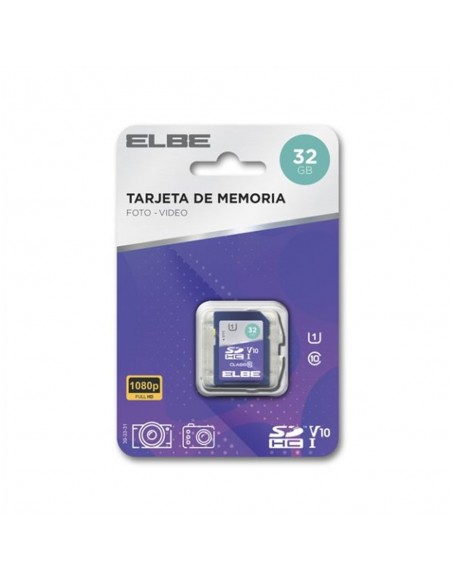 Tarjeta de Memoria - Elbe SD HC V10,...