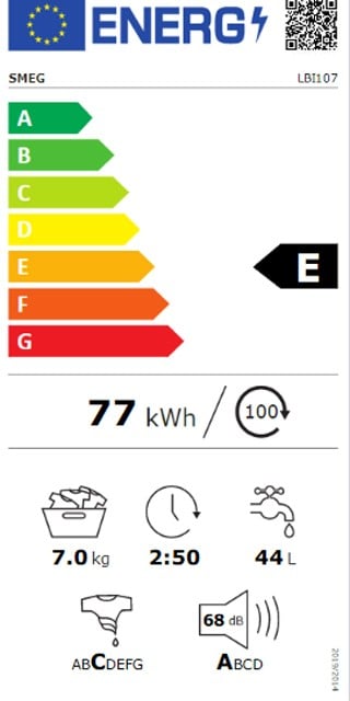 Etiqueta de Eficiencia Energética - LBI107