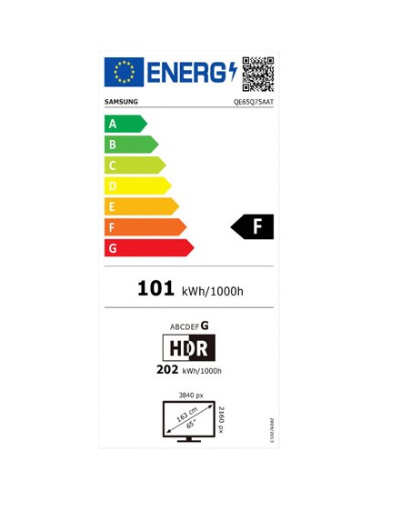 TV QLED - Samsung QE65Q75A, 4K, 65...