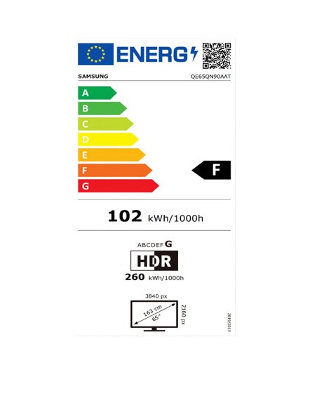 TV QLED - Samsung QE65QN90A, Neo QLED...