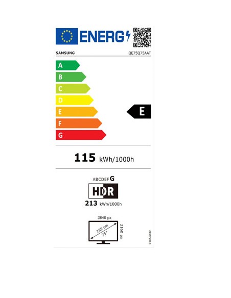 TV QLED - Samsung QE75Q75A, 4K, 75...