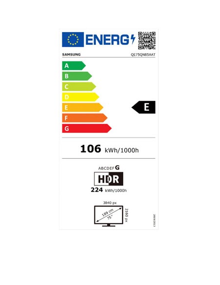TV QLED - Samsung QE75QN85A, Neo QLED...