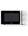 Microondas Libre Instalación - Hisense H20MOWS1HG, 700 W, 20 litros, Grill, Blanco