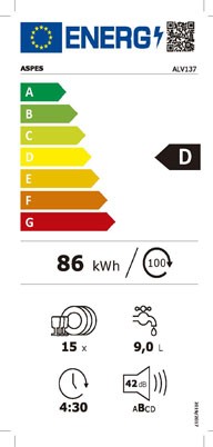 Etiqueta de Eficiencia Energética - ALV137