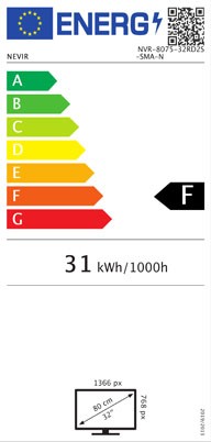 Etiqueta de Eficiencia Energética - NVR-8075-32RD2S-SMAN