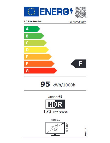 TV LED - LG 65NANO866PA, 65 pulgadas,...