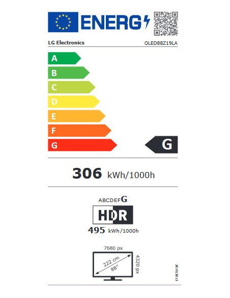 TV OLED - LG OLED88Z19LA, 88...