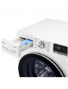 Lavadora Libre Instalación - LG F4WV7009S1W , 9 Kg y 1400 RPM, Vapor, Wifi, IA, Blanco