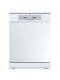 Lavavajillas Libre Instalación - Teka DFS 76810 WH, 14 servicios, 3ªBandeja, 44 dB, Blanco