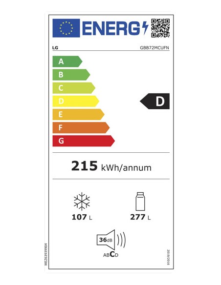 LG GBB72MCUGN | Frigorífico