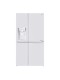 Frigorífico Americano - LG GSL760SWXV, Eficiencia F, Blanco, Dispensador de agua y hielo, No-Frost