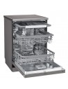 Lavavajillas Libre Instalación - LG DF325FP, 14 servicios, 3ªBandeja, 44 dBA, Wi-Fi, Inox