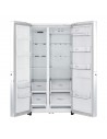 Frigorífico Americano - LG GSB760SWXV, Eficiencia F, Blanco, Sin dispensador, No-Frost