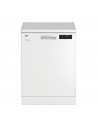 Lavavajillas Libre Instalación - Beko DFN28432W, 44 dB, 14 servicios, AquaIntense , Blanco
