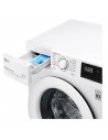 Lavadora Libre Instalación - LG F2WN2S70S3W, 7kg y 1200rpm, AI Direct Drive, Vapor, Eficiencia E, Blanco