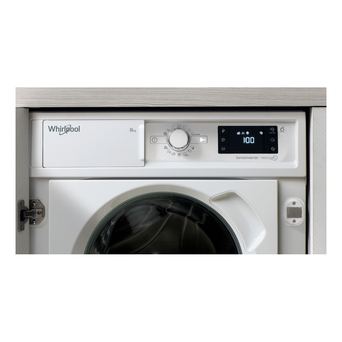 Lavadora Integrable Whirlpool BI WMWG 8kg 1400 A lagear.com.ar