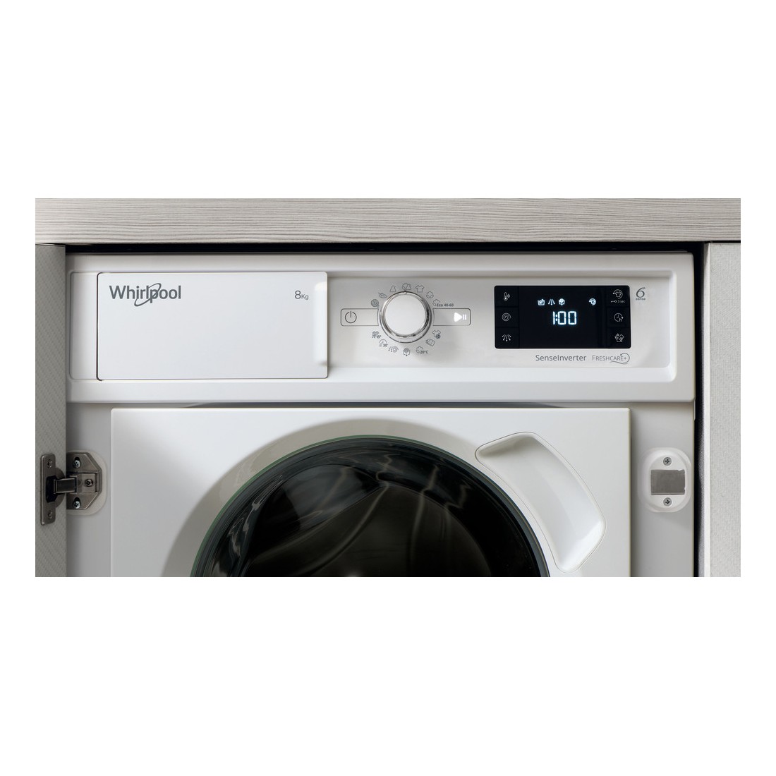 Lavadora Integrable Whirlpool WMWG 8kg 1400 A lagear.com.ar