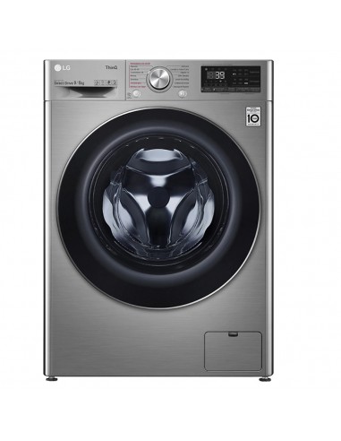 Lavadora Secadora Libre Instalación - LG F4DV7009S2S, 9/6Kg, 1400rpm, Wi-Fi, Eficiencia Inox