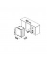 Lavadora Secadora Integrable - Candy  CBD 485TWME1-S, Capacidad de Carga 8Kg, 1400rpm, Blanco