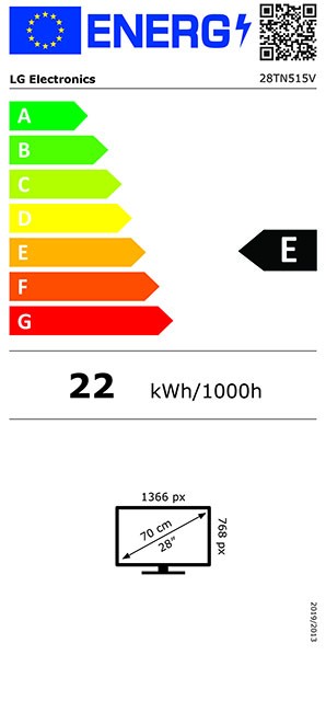 Etiqueta de Eficiencia Energética - 28TN515V-PZ