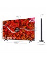 TV LED - LG 60UP80006LR, 60 pulgadas, 4K, IA Magic