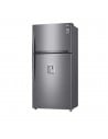 Frigorífico Dos Puertas - LG GTF916PZPYD, No-Frost, 1.84 metros, Dispensador de agua, Inox
