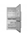 Combi  Libre Instalación - Whirlpool W84BE 72 X 186cm  No Frost Eficiencia E, Inox