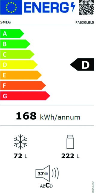 Etiqueta de Eficiencia Energética - FAB30RWH5