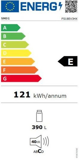 Etiqueta de Eficiencia Energética - FS18EV3HX