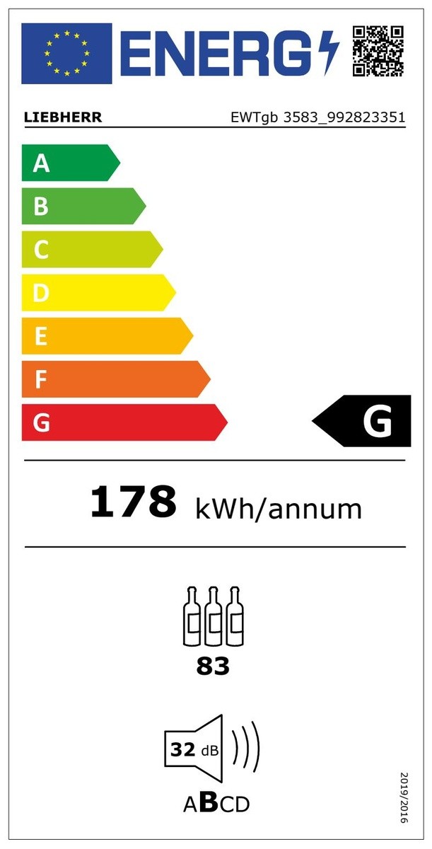 Etiqueta de Eficiencia Energética - EWTGB3583