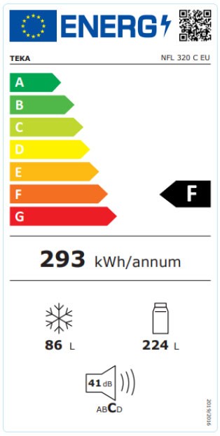 Etiqueta de Eficiencia Energética - 40672003