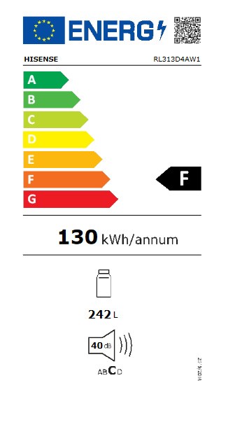 Etiqueta de Eficiencia Energética - RL313D4AW1