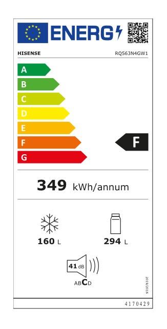 Etiqueta de Eficiencia Energética - RQ563N4GW1