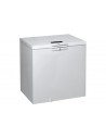 Congelador Arcón - Whirlpool WHE2535FO, Eficiencia A+, Blanco, Sin dispensador, Cíclico