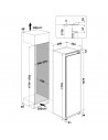Conservador Integrable - Whirpool ARG 180701, 177cm, Eficiencia F
