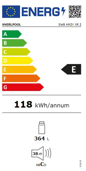 Etiqueta de Eficiencia Energética - SW8 AM2Y XR 2