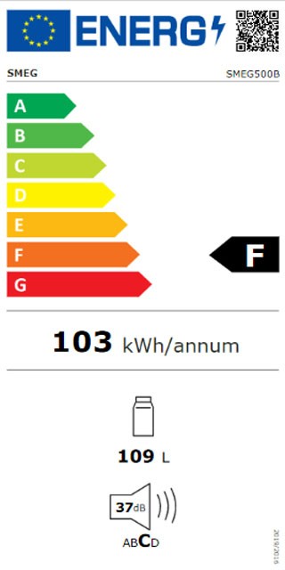 Etiqueta de Eficiencia Energética - SMEG500B