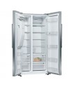 Frigorífico Americano - Balay 3FAF494XE, Eficiencia F, Inox, Dispensador de agua y hielo, No-Frost