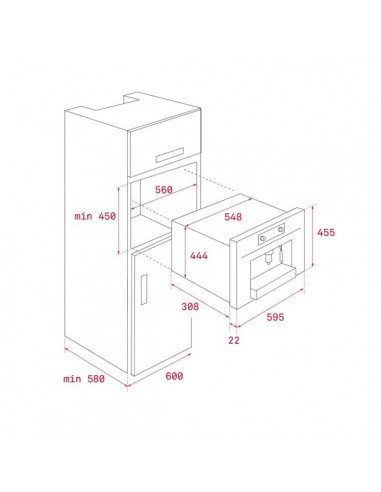 Cafetera Integrable -TEKA CLC835MC Cristal Negro+Marco Inox | Electrónica  Vicente