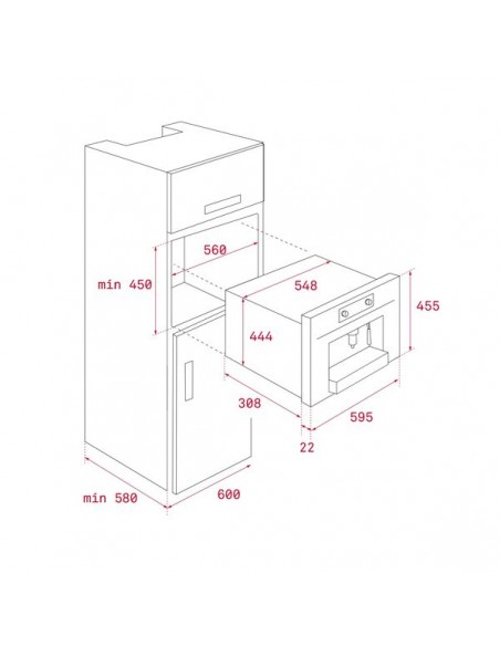 Cafetera Integrable  -TEKA CLC835MC...