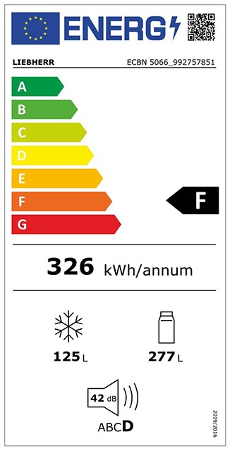 Etiqueta de Eficiencia Energética - ECBN5066DER