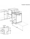 Lavavajillas Libre Instalación - AEG FFB52601ZM, 13 servicios, 49 dB, Inox